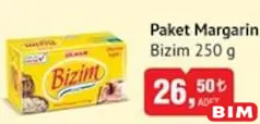 BİZİM PAKET MARGARİN 250 G BİZİM PAKET MARGARİN 250 G